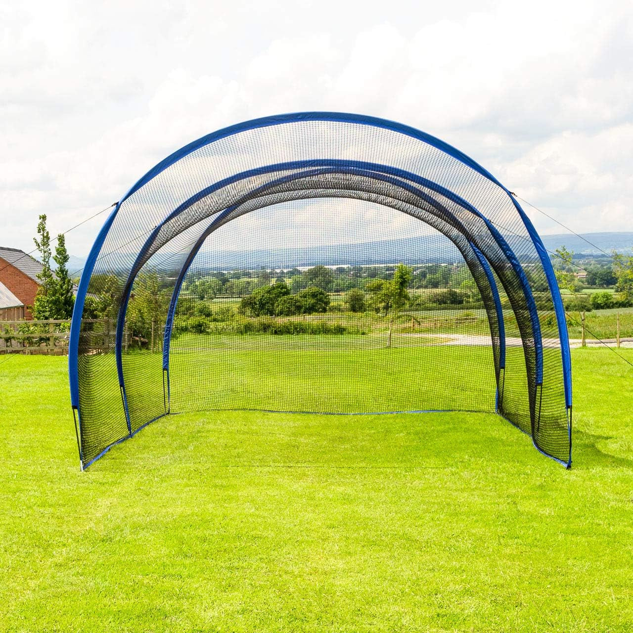 Forza Pop-Up Baseball Batting Cage | Portable, Fiberglass Frame with Polyester Netting, Instant Setup for Anywhere Practice | Multiple Size Options, Includes Carry Bag
