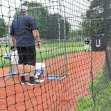 Batting Cage Nets: #60 Twisted Knotted Black Polyethylene. Heavy Duty, Commercial Grade