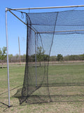 Jones-Sports Batting Cage Nets W/ Optional Frame Kit Netting Is #42 Twine 60-Ply