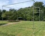 Jones-Sports Batting Cage Nets W/ Optional Frame Kit Netting Is #42 Twine 60-Ply