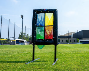 Colored 4 Hole Pitch Target