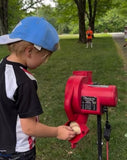 Sports Base Hit Lite Adjustable Baseball Pitching Machine – 45 MPH Pitching S...