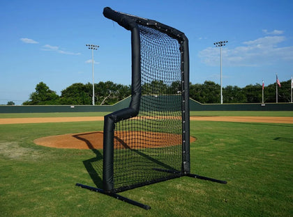 Pro 5′ × 7′ Baseball L-Screen with Head Protector